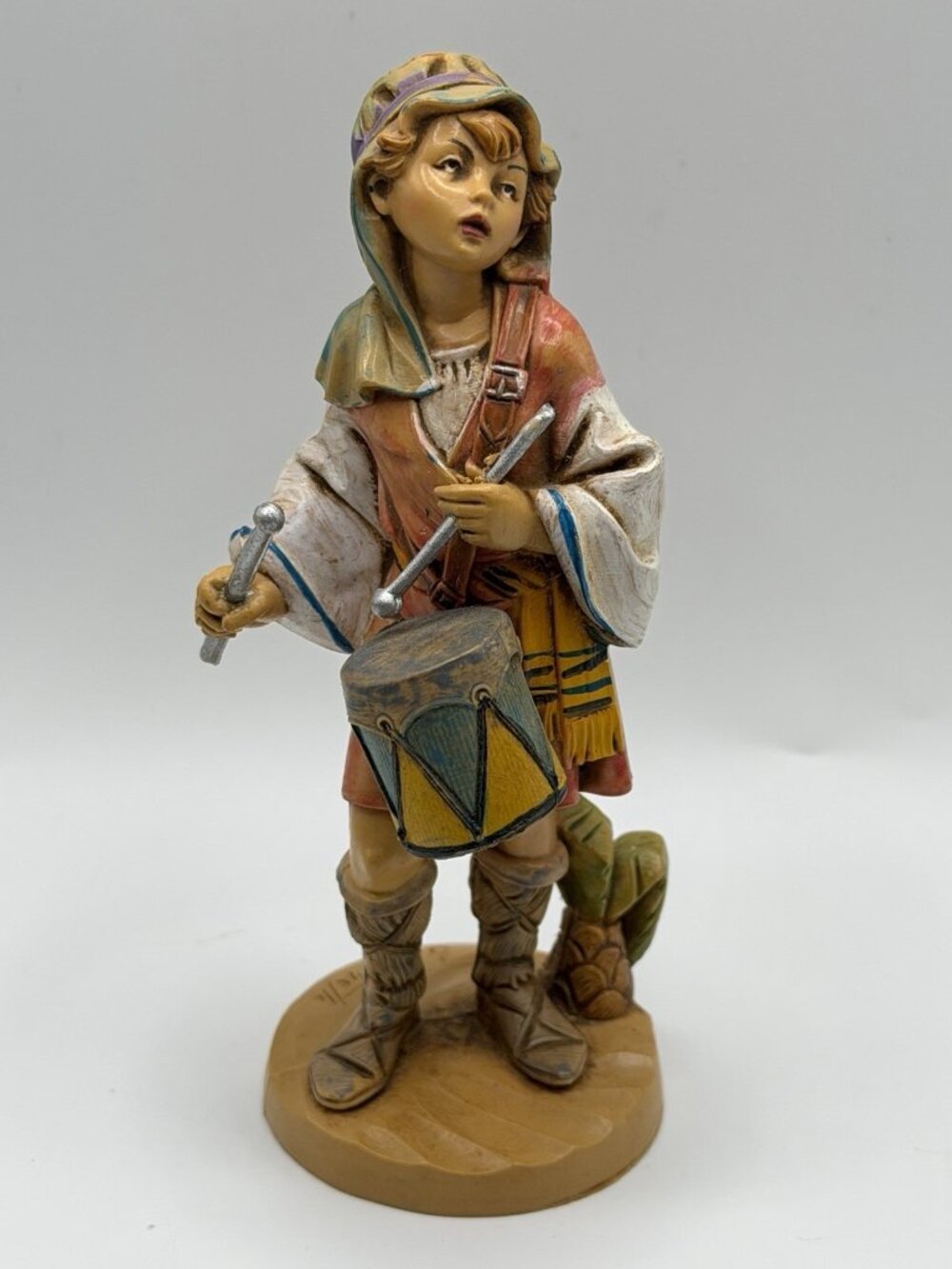 1989 Jareth the Drummer Boy Fontanini Heirloom Nativity Figurine Simonetti 5"